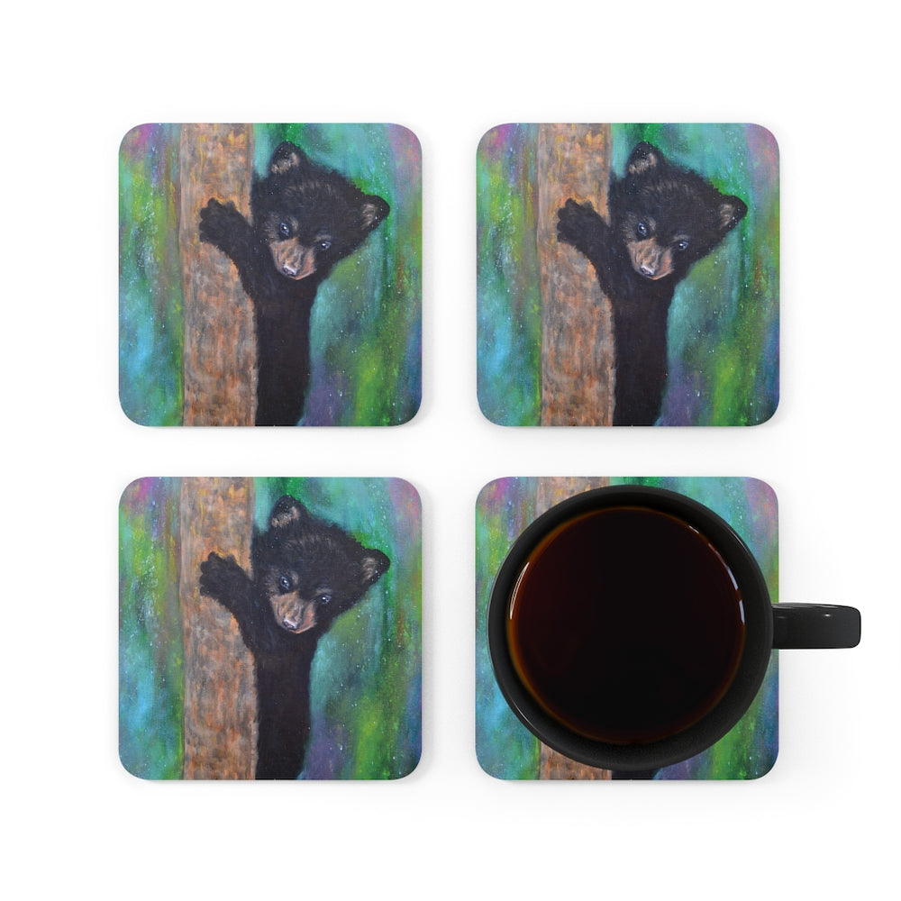 Corkwood Coaster Set